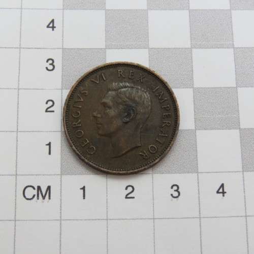 1938 South Africa half penny - XF