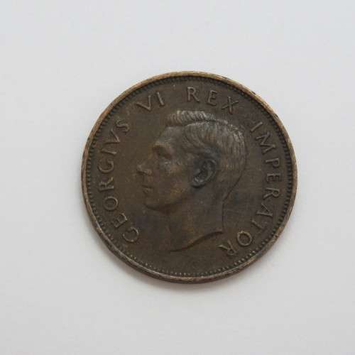 1938 South Africa half penny - XF