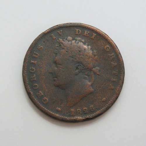 1826 Great Britain penny George 4