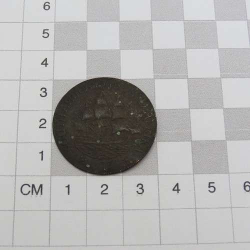 1949 South Africa penny - Very thin - Weighs 4 g