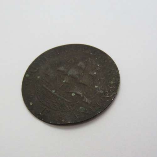1949 South Africa penny - Very thin - Weighs 4 g