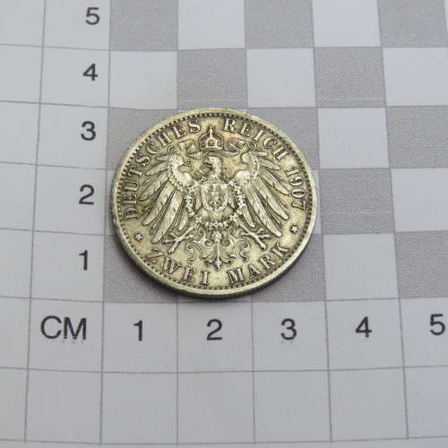 1907 Germany Prussia 2 Mark VF