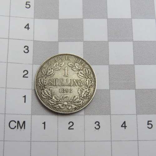 1896 ZAR Kruger shilling aXF
