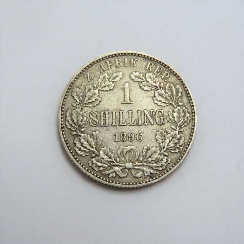 1896 ZAR Kruger shilling aXF