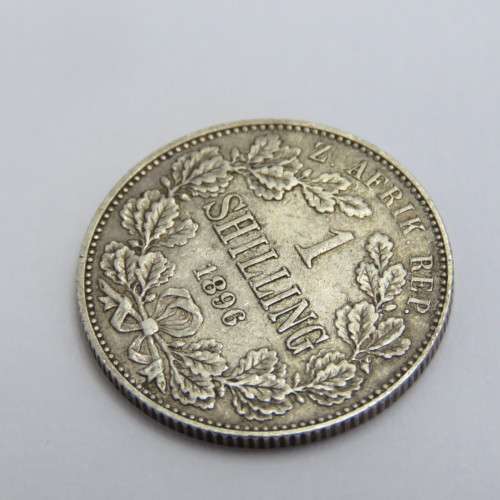 1896 ZAR Kruger shilling aXF