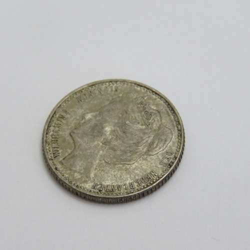 1906 Netherlands silver 25 cents - XF+