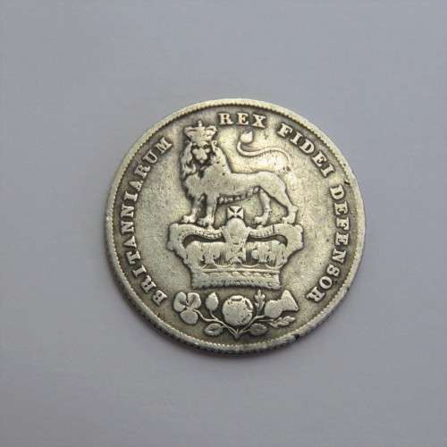 1826 Great Britain George 3 shilling
