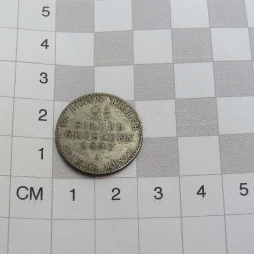 1843 A German States Prussia 2 1/2 Silber Groschen
