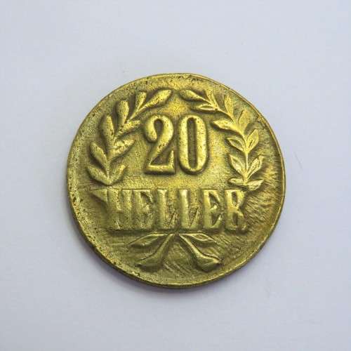 1916 German East Africa 20 Heller