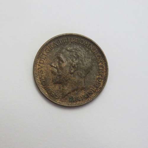 1928 Great Britain farthing AU+