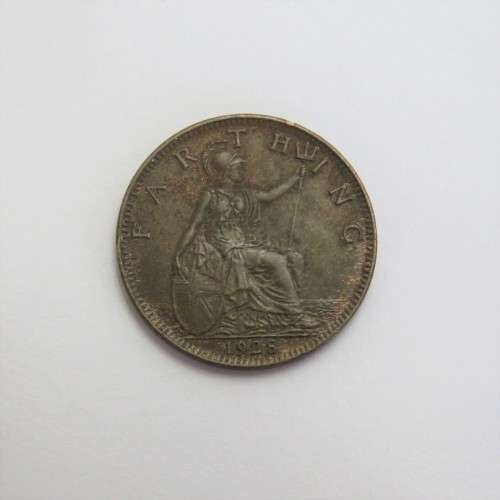 1928 Great Britain farthing AU+