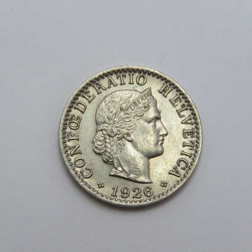 1926 Switzerland AU 20 rappen