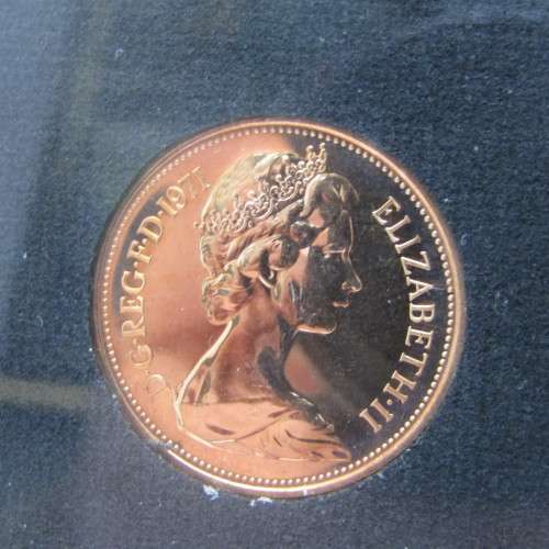 1971 Great Britain and Northern Ireland proof coinage