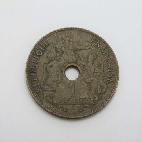 1896 Indo-China One cent XF+