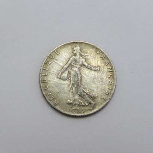 1904 France silver 50 Centimes VF+