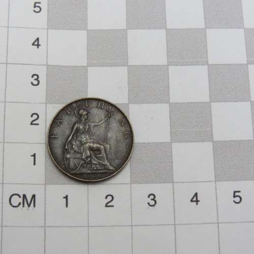 1906 Great Britain farthing XF+