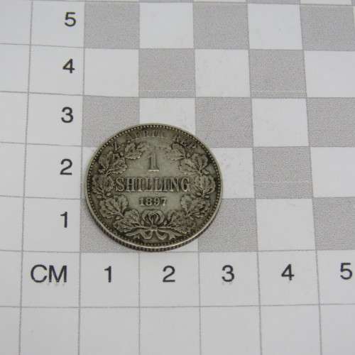 1897 ZAR Kruger shilling VF