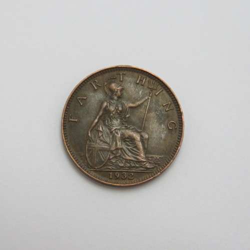 1932 Great Britain farthing XF