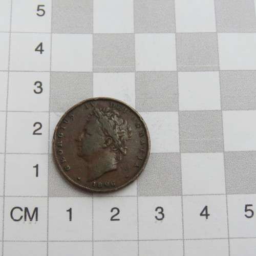 1826 Great Britain George 4 farthing
