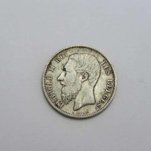 1899 Belgium silver 50 Centimes
