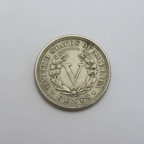 1899 USA Copper-Nickel 5 cent XF