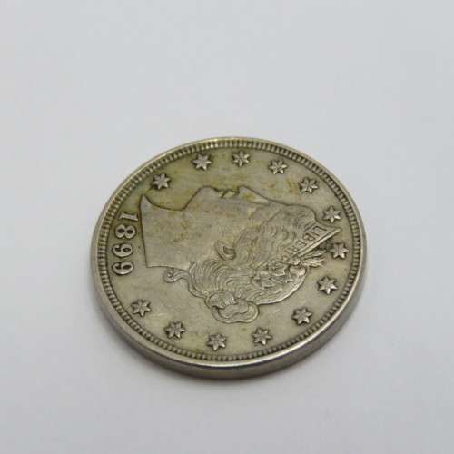 1899 USA Copper-Nickel 5 cent XF