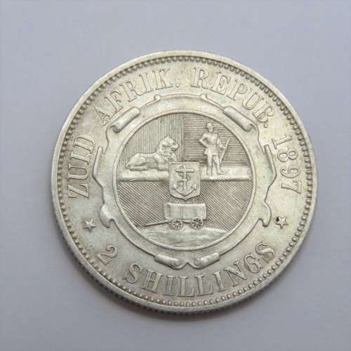 1897 ZAR Kruger two shilling