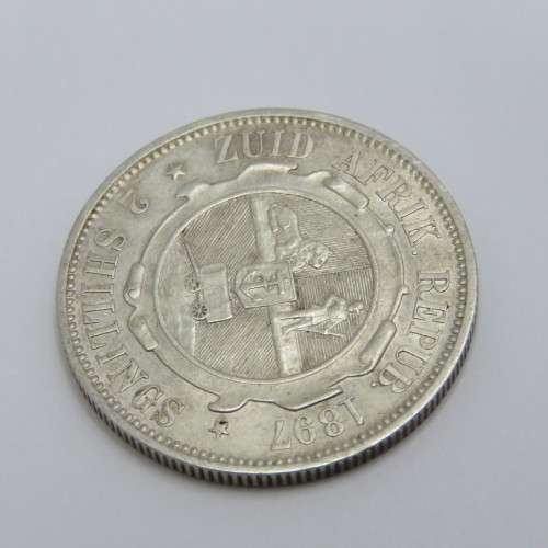1897 ZAR Kruger two shilling