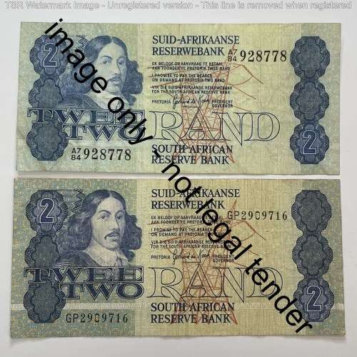 Lot of 4 different types R2 notes