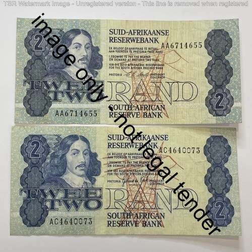 Lot of 4 different types R2 notes