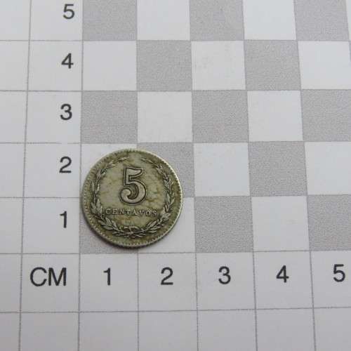 1905 Argentina Five Centavos VF