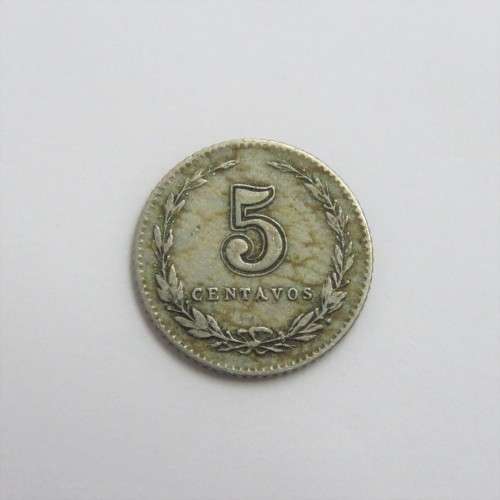 1905 Argentina Five Centavos VF