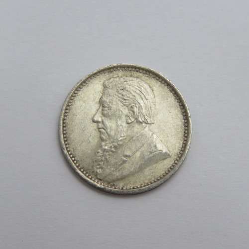 1896 ZAR Kruger three pence - Uncirculated
