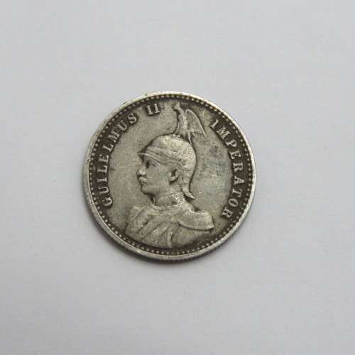 1906 J German East Africa quarter Rupie VF+ - Scarce