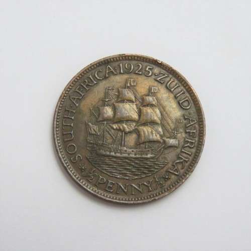 1925 South Africa half penny XF+