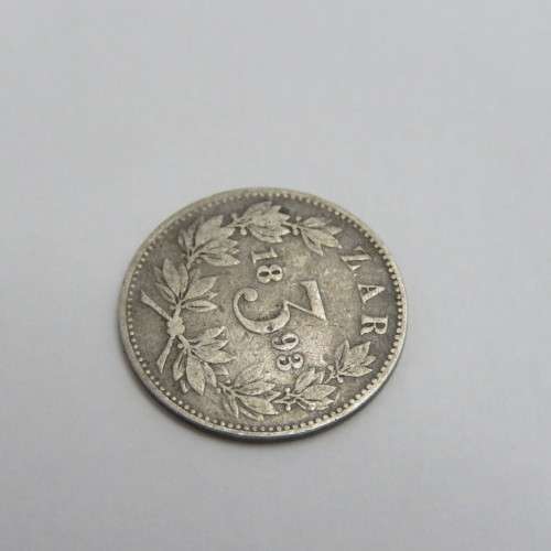 1893 ZAR Kruger three pence aVF