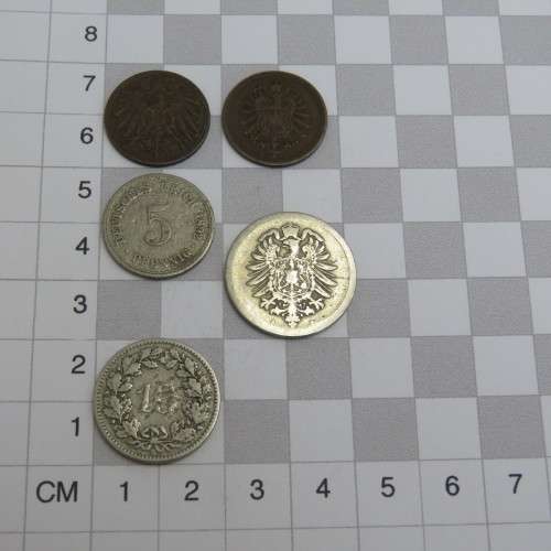 Lot of 10 antique coins - All over 100 years old each