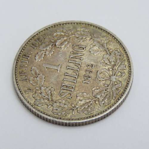 1892 ZAR Kruger shilling AU