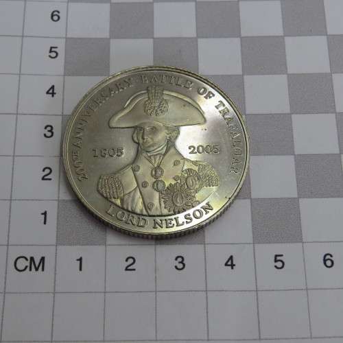 2005 Great Britain proof crown - Nelson Battle of Trafalgar - Silver