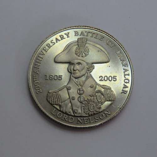 2005 Great Britain proof crown - Nelson Battle of Trafalgar - Silver