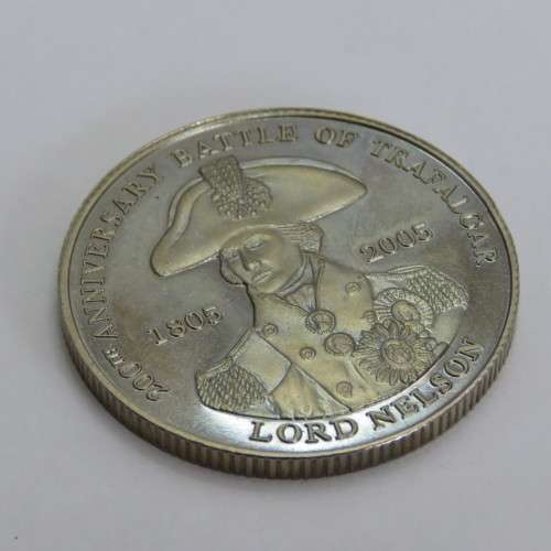 Great Britain silver proof crown - Battle of Trafalgar - Lord Nelson