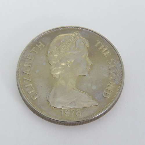 1978 Great Britain Proof silver crown - Tristan da Cunha - Coronation