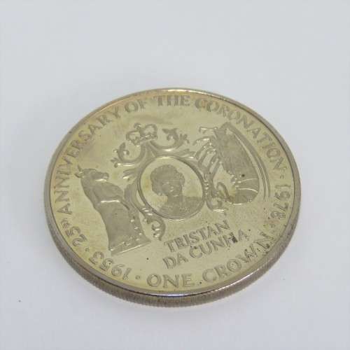 1978 Great Britain Proof silver crown - Tristan da Cunha - Coronation