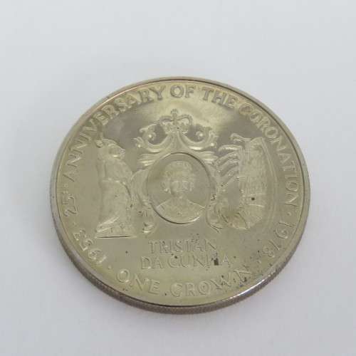 1978 Great Britain Proof silver crown - Tristan da Cunha - Coronation
