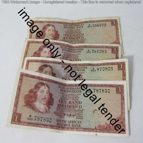 Lot of 15 old South Africa banknotes