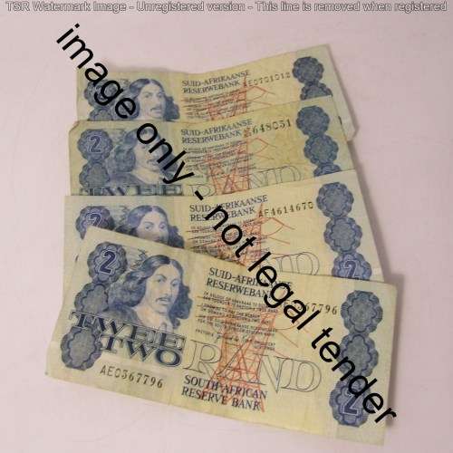 Lot of 15 old South Africa banknotes