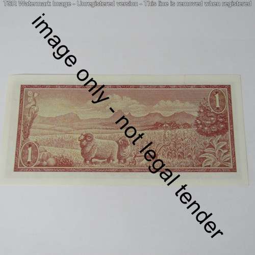 TW de Jongh 3rd issue Pair of uncirculated R1 notes with Consecutive numbers