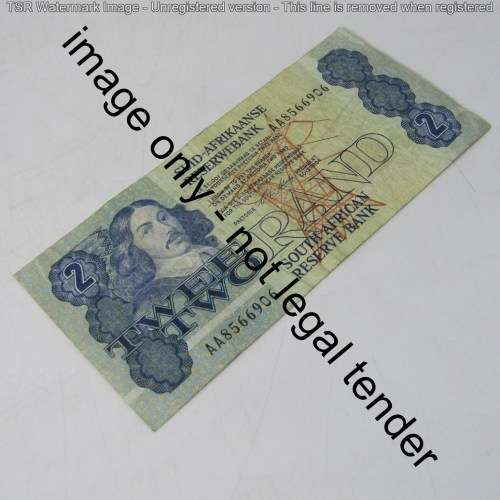 Old South Africa R1, R2, R5 and R10 banknotes