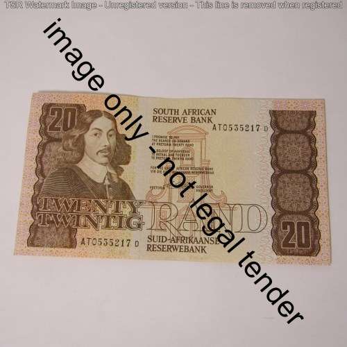 CL Stals - 1st issue Lot of 22 uncirculated R20 banknotes with consecutive numbers