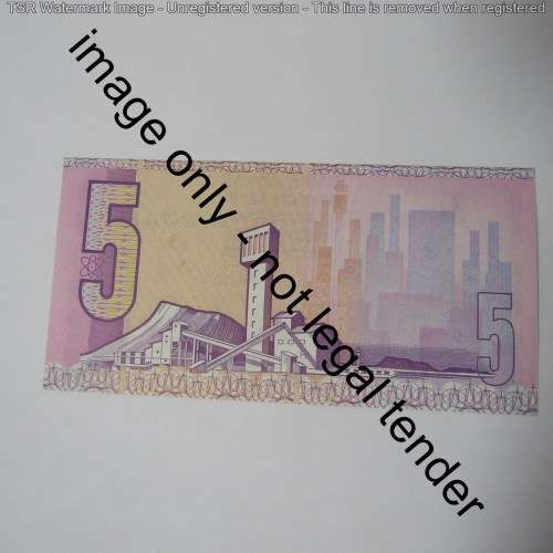 CL Stals - 1st issue Lot of 3 uncirculated R5 banknotes with consecutive numbers